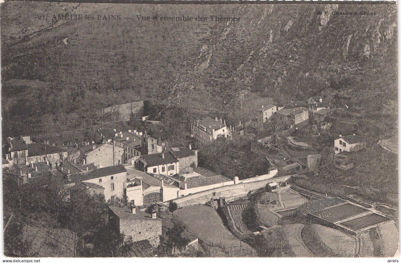 FR66 AMELIE LES BAINS - BF Chalon 21 - Vue D'ensemble Des Thermes - Belle - Amélie-les-Bains-Palalda