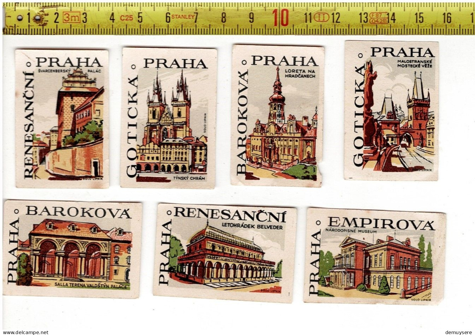 SOLDE 3215 - PRAHA - Matchbox Labels