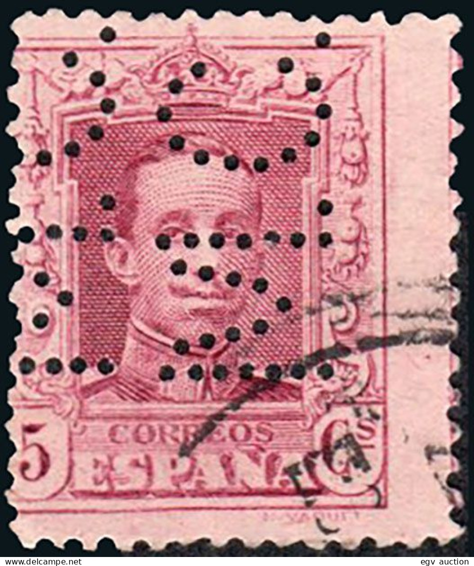 Madrid - Perforado - Edi O 311 "M.C." Doble (Editorial) - Used Stamps