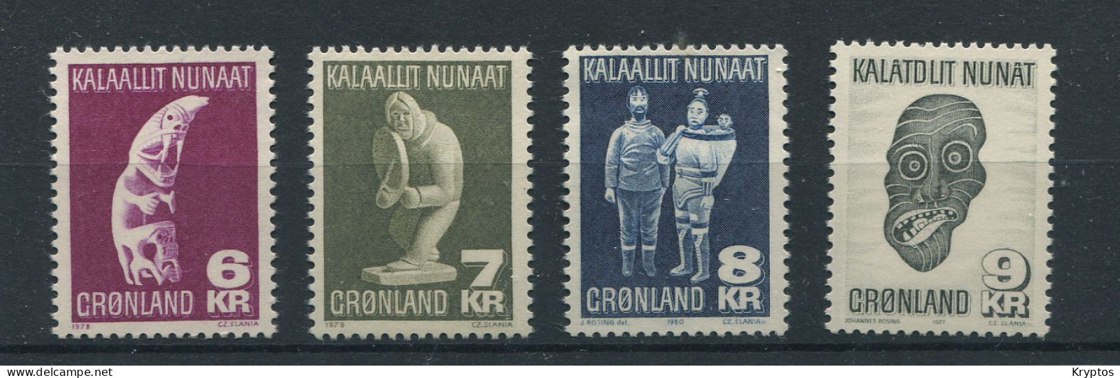 Greenland 1977-80. Crafts. Complete Set - MINT (NH)** - Nuovi