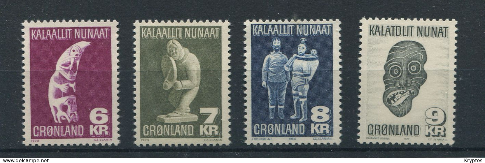 Greenland 1977-80. Crafts. Complete Set - MINT (NH)** - Nuevos