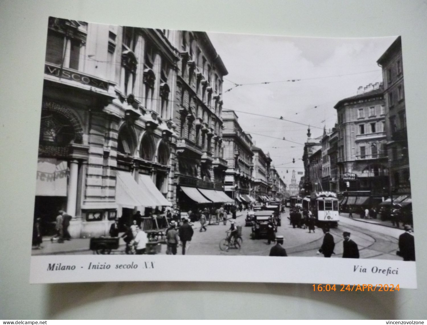 Cartolina "MILANO Inizio Secolo XX Via Orefici" Edizione Bromofoto Anni 1960 - Milano (Milan)