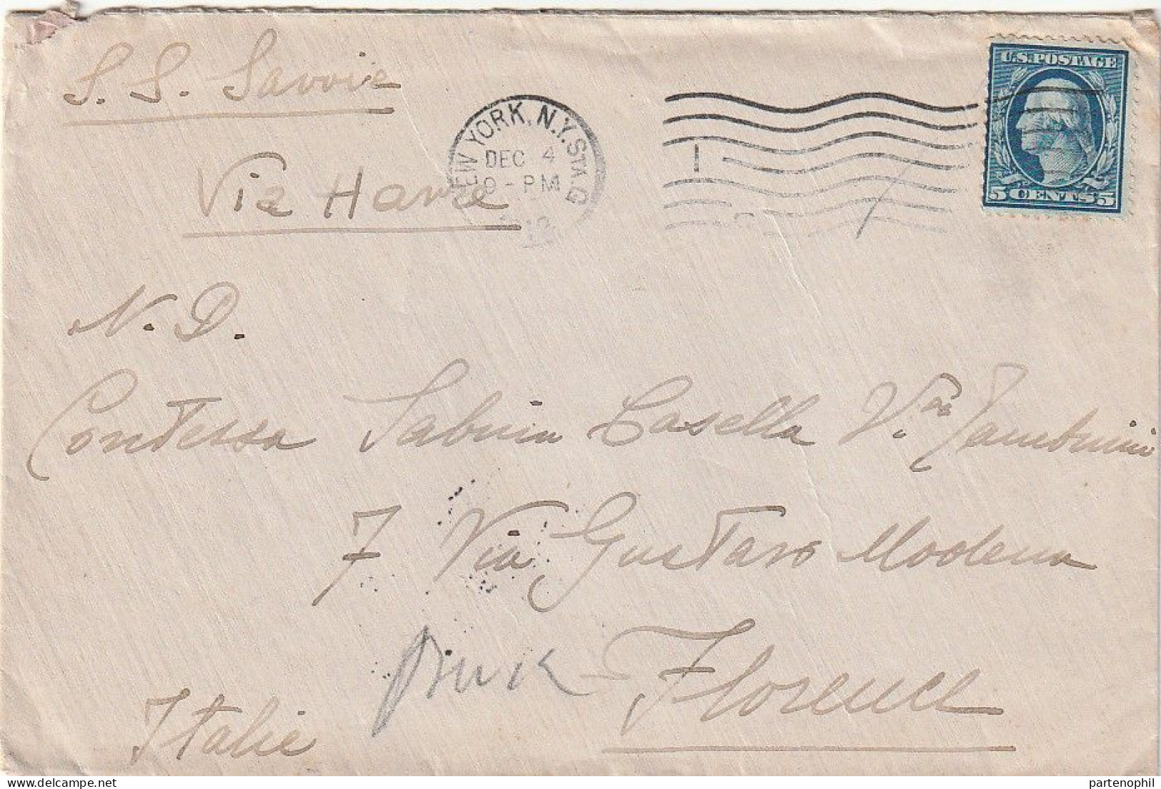 United States USA Stati Uniti 1912 -  Postgeschichte - Storia Postale - Histoire Postale - Covers & Documents
