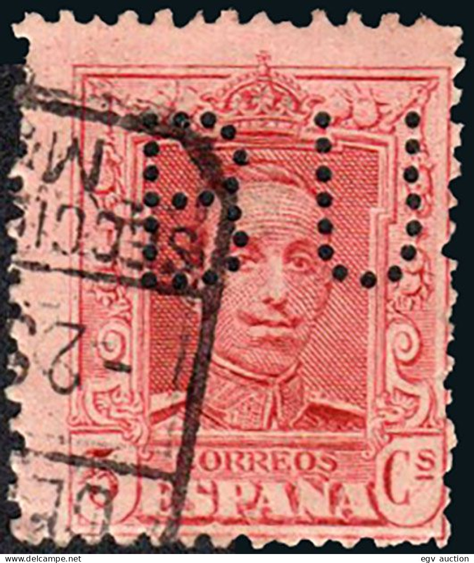 Madrid - Perforado - Edi O 312 - "B.U." (Banco Urquijo) - Used Stamps