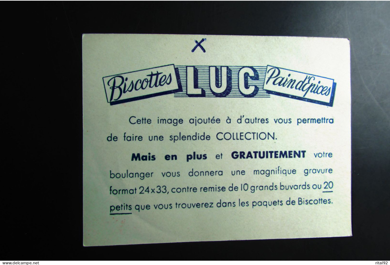 Chromo/image "Biscottes - Pain D'épices St LUC" - Série D'images à Collectionner - Albums & Katalogus