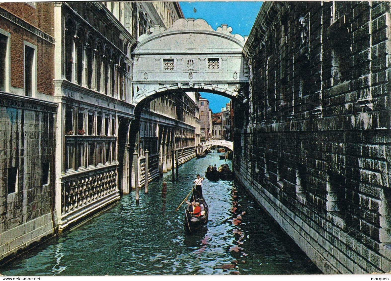54889. Postal RIVA Del GARDA (Tn) Italia 1975. TAXE, Tasada A VICH, Barcelona. Vista Venezia - 1971-80: Marcophilia