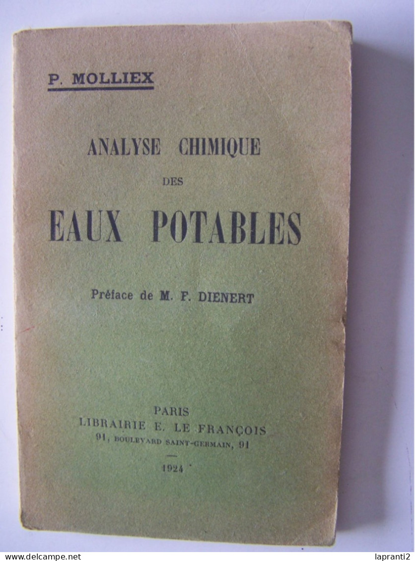 ANALYSE CHIMIQUE DES EAUX POTABLES. - Sciences