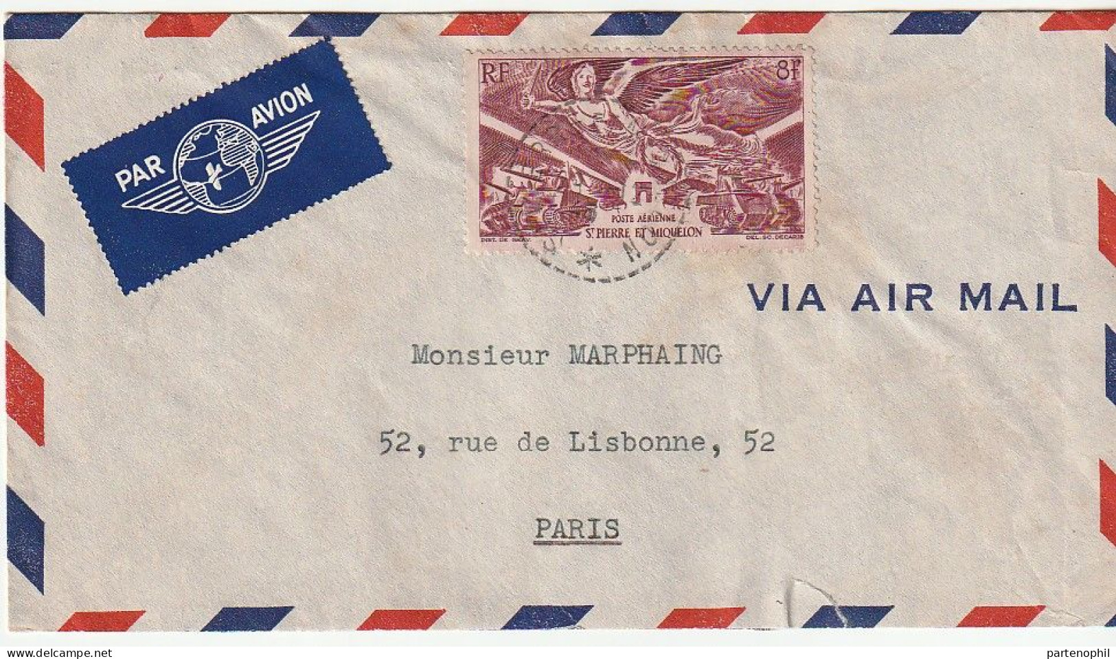 St. Pierre Et Miquelon  -  Postgeschichte - Storia Postale - Histoire Postale - Brieven En Documenten