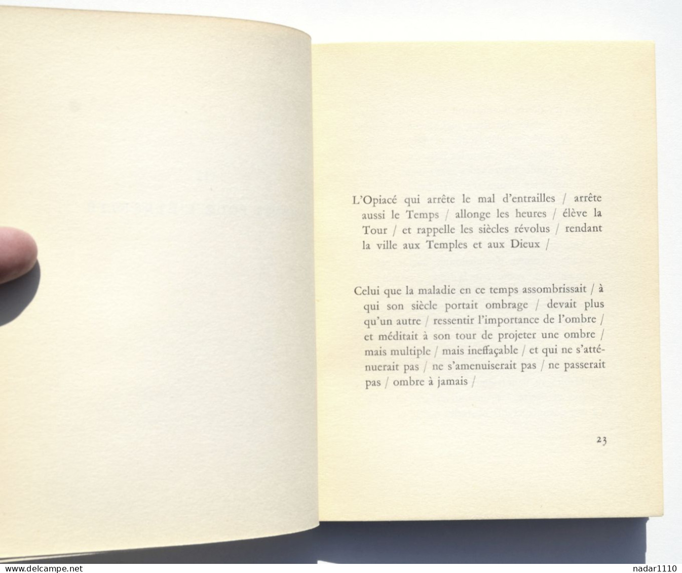 Poésie / Henri Michaux - Moments - Traversées Du Temps - Gallimard EO 1973, Tirage Numéroté Sur Alfa Bouffant - Franse Schrijvers