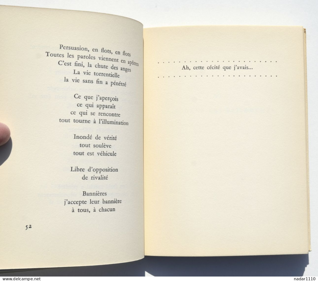 Poésie / Henri Michaux - Moments - Traversées du Temps - Gallimard EO 1973, tirage numéroté sur alfa bouffant