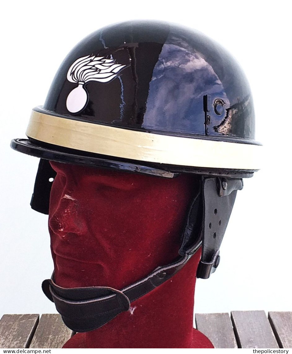 Casco Ubott Motociclista CC Anni '70 Originale Completo Mai Usato Tg. 57 - Headpieces, Headdresses