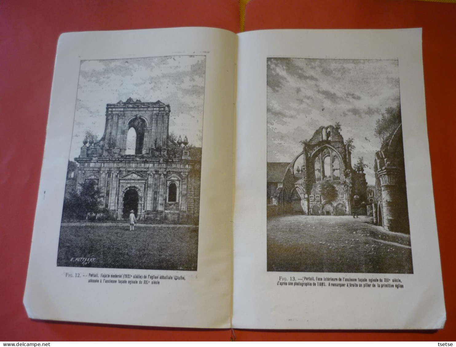 L'Abbaye D'Aulne-la-Riche - Les Ruines D'Aulne , Livre écrit Par Gustave Boulmont ... Vers 1920 - Thuin