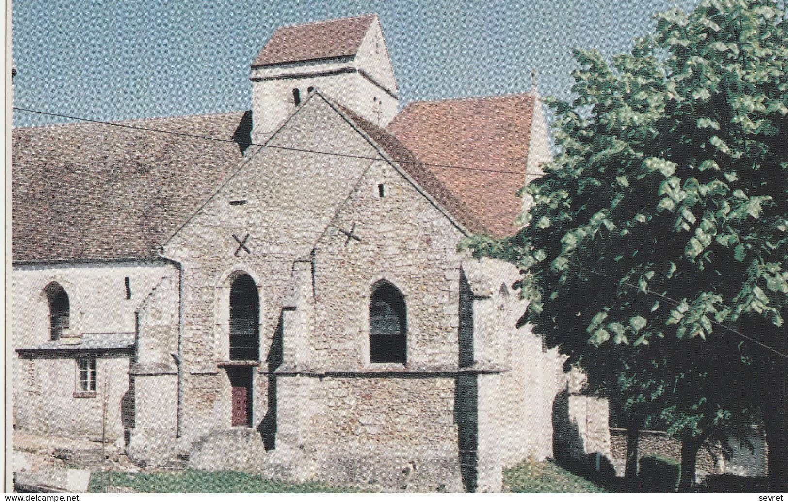 CPM . ARTHIES . - Eglise Saint-Anain. Cliché RARE - Arthies