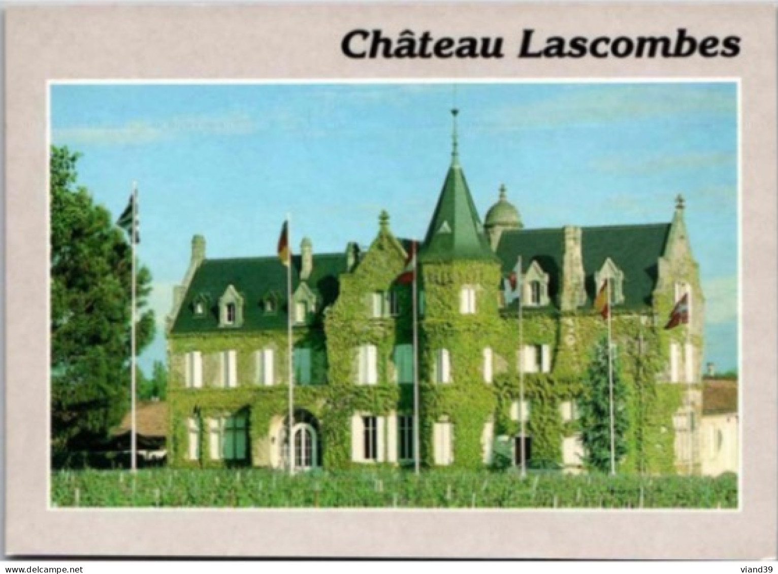 MARGAUX. . -  Médoc. -   Chateau Lascombes. Photo M. Gaillard.- Scope    Non Circulée. - Margaux