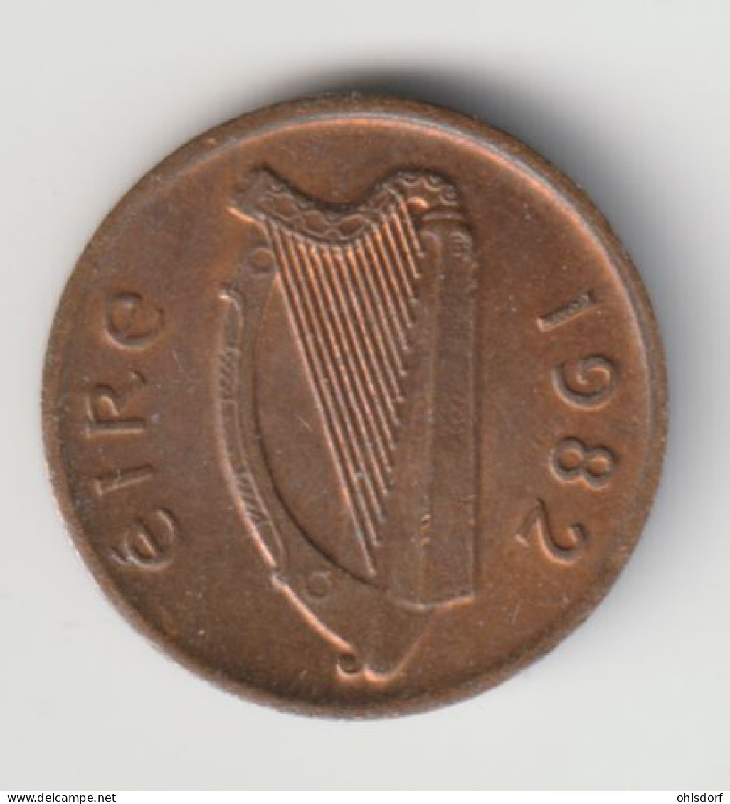 IRELAND 1982: 1/2 Penny, KM 19 - Ireland