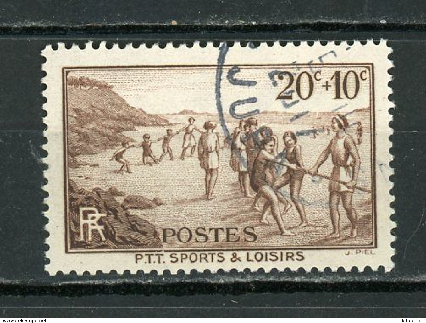 FRANCE -  PTT SPORTS ET LOISIRS - N° Yvert 345 OBL - Used Stamps