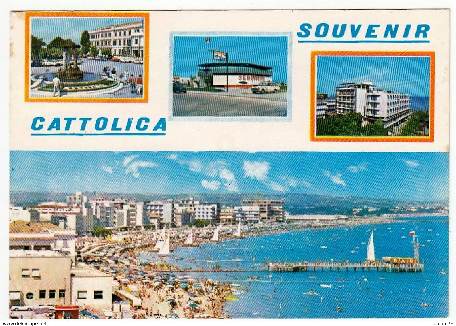 SOUVENIR CATTOLICA - RIMINI - 1970 - VEDUTE - Rimini