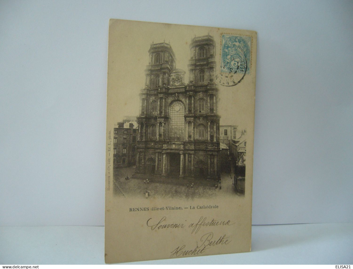 RENNES 35 Llle ET VILAINE LA CATHEDRALE CPA 1905 - Rennes