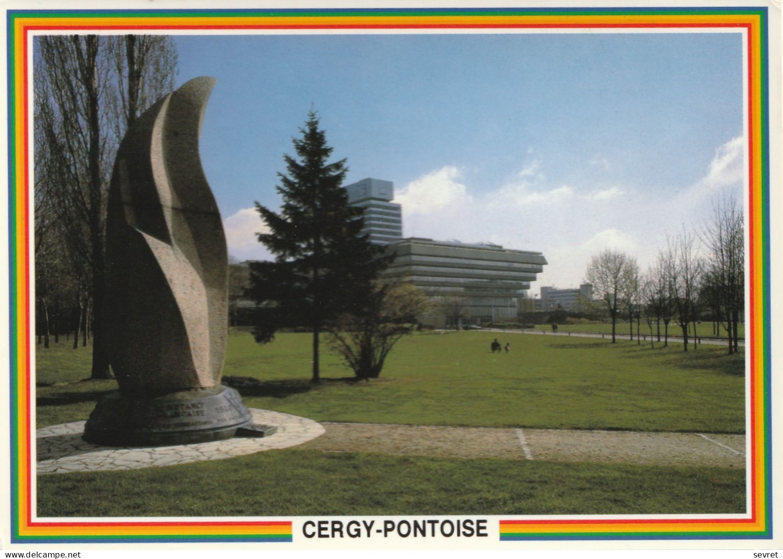 CPM . CERGY . - La Préfecture . Carte RARE - Cergy Pontoise