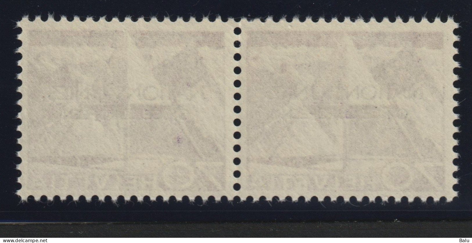 Schweiz ONU 1950 Michel Nr. 11 PF I **, Plattenfehler C Statt E, Michel 130,-€, 3 Scans, Vereinte Nationen - Dienstzegels