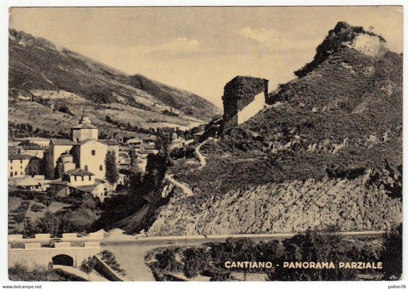 CANTIANO - PANORAMA PARZIALE - PESARO - 1953 - Pesaro