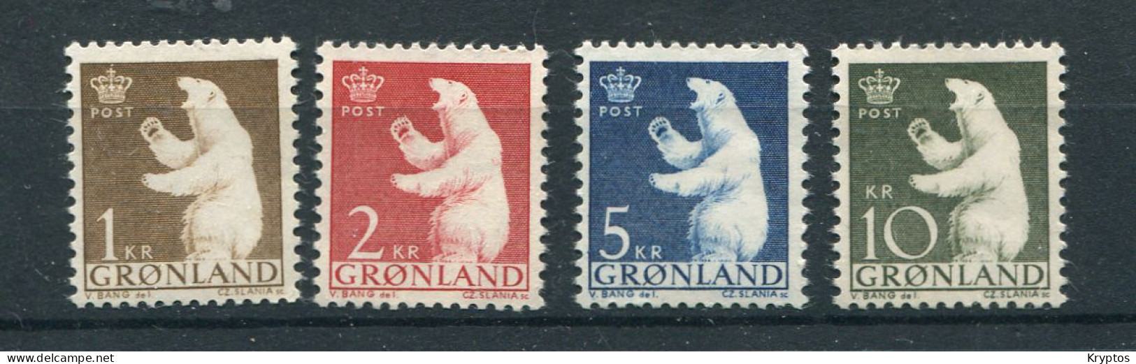 Greenland 1963. Polar Bear. Complete Set Of 4 Stamps. - MINT (NH)** - Nuevos