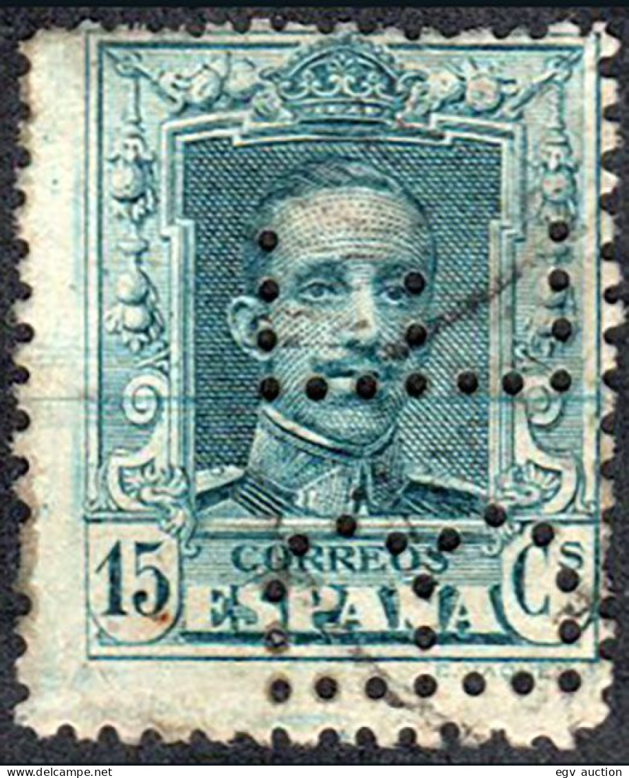 Madrid - Perforado - Edi O 315 - "BE" (Banco) - Used Stamps
