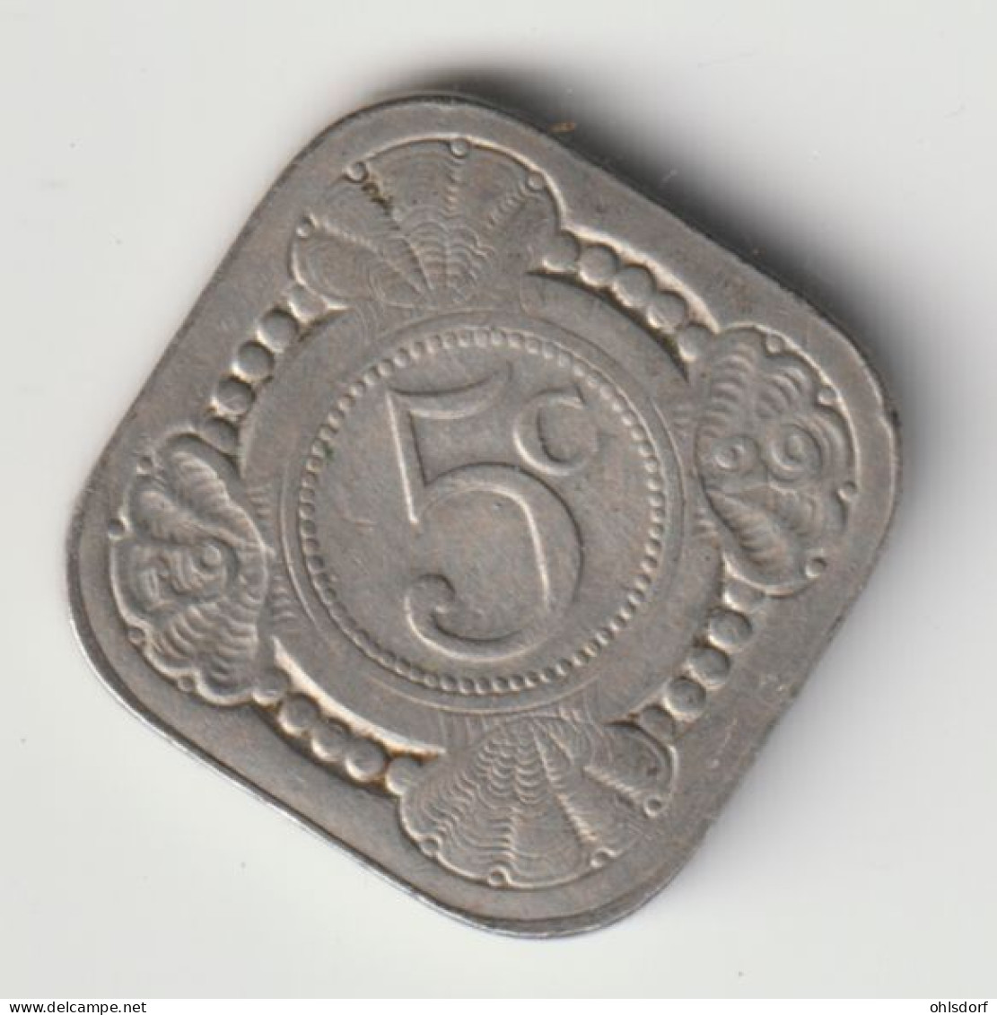 NEDERLAND 1929: 5 Cents, KM 153 - 5 Cent