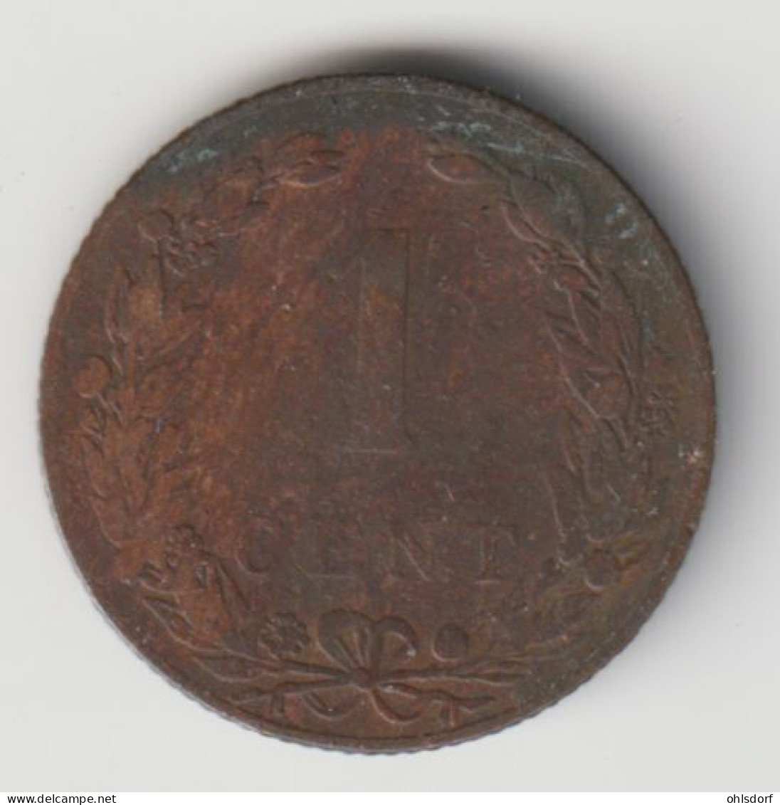 NEDERLAND 1902: 1 Cent, KM 132 - 1 Centavos