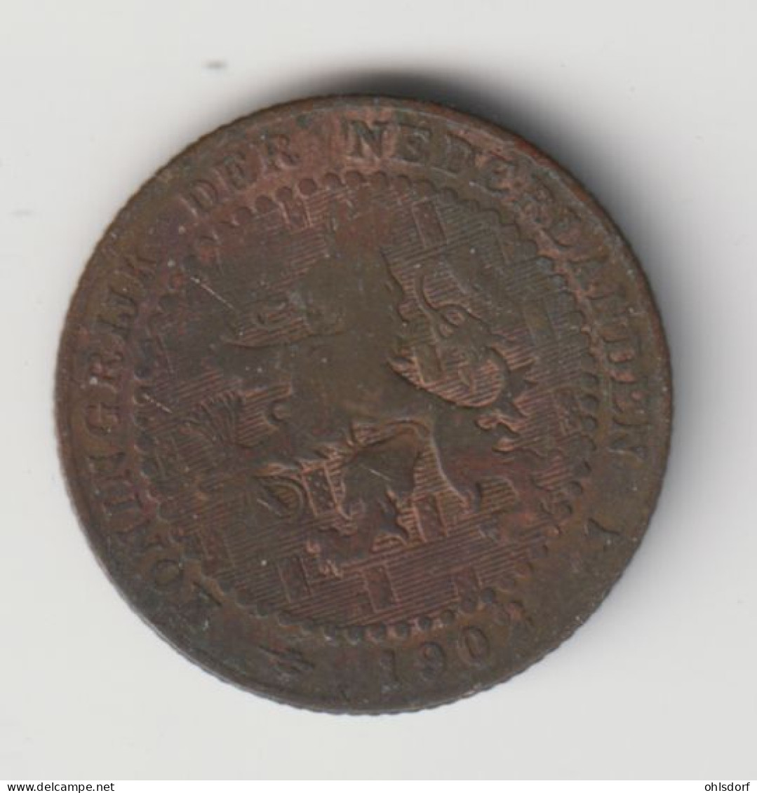 NEDERLAND 1902: 1 Cent, KM 132 - 1 Centavos