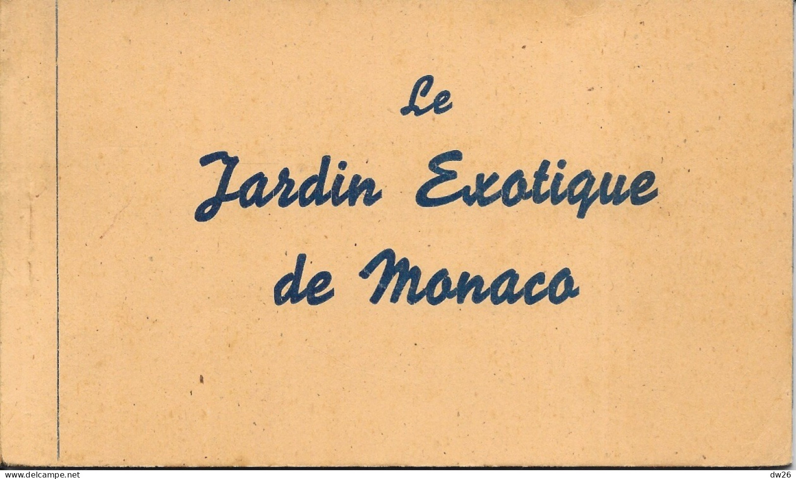 Le Jardin Exotique De Monaco - Carnet Complet De 10 Cartes S.I.C.A. - Fleurs Aloès Et Cactus - Jardin Exotique