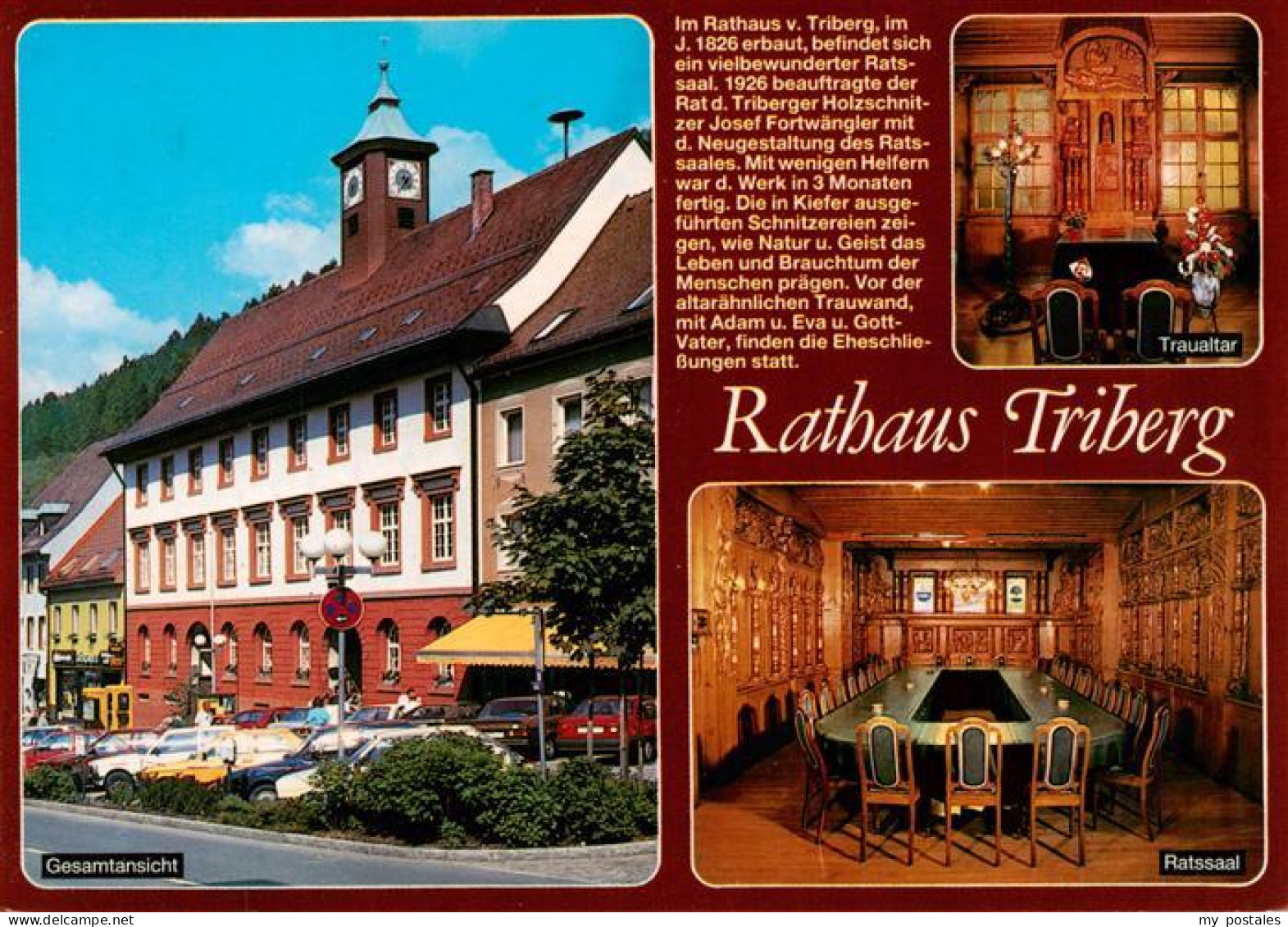 73927565 Triberg Rathaus Traualtar Ratssaal - Triberg