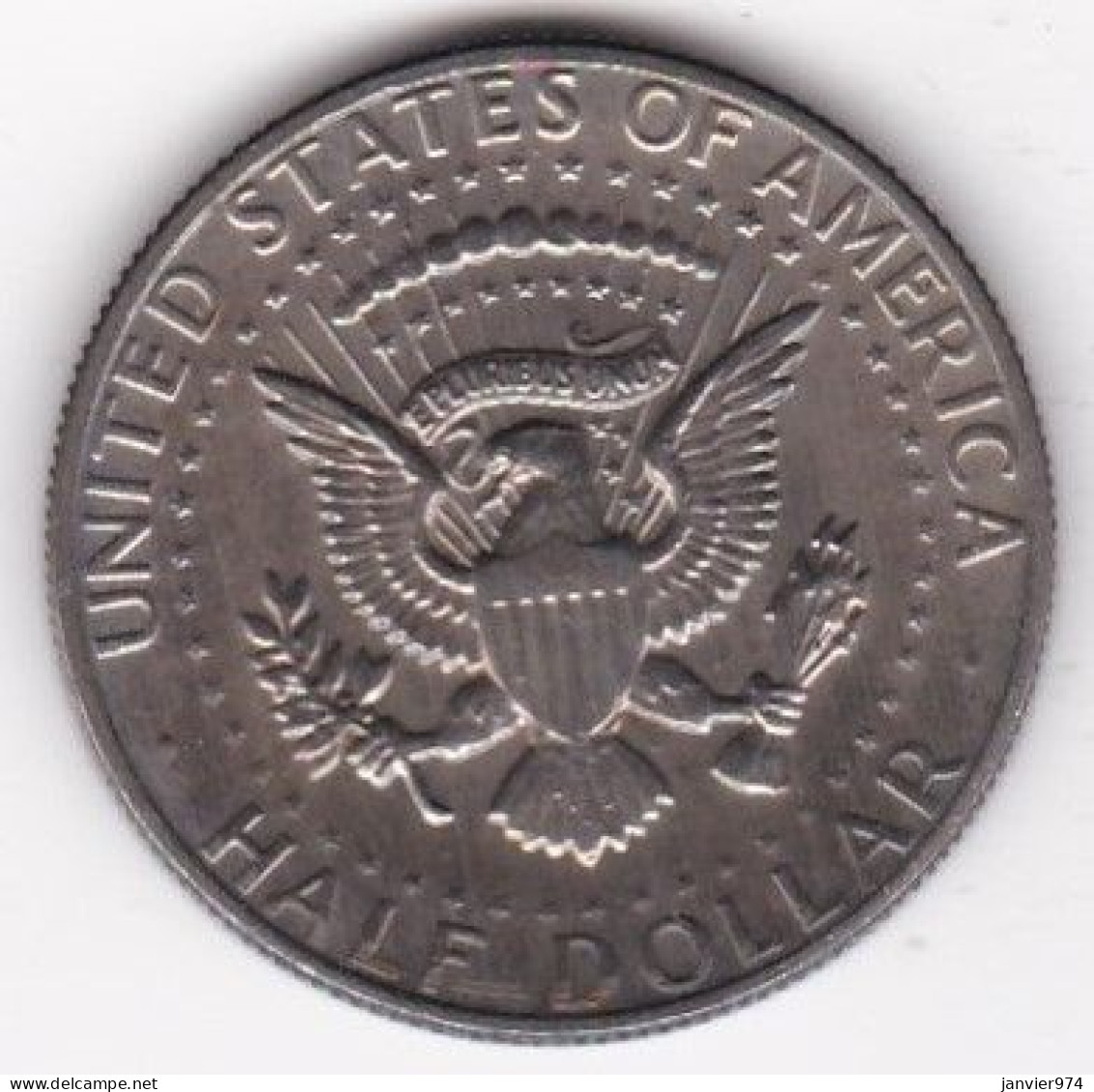 Etats Unis Half Dollar 1977 D Denver,  Kennedy, En Cuivre Plaqué Cupronickel, KM# 202b - 1964-…: Kennedy