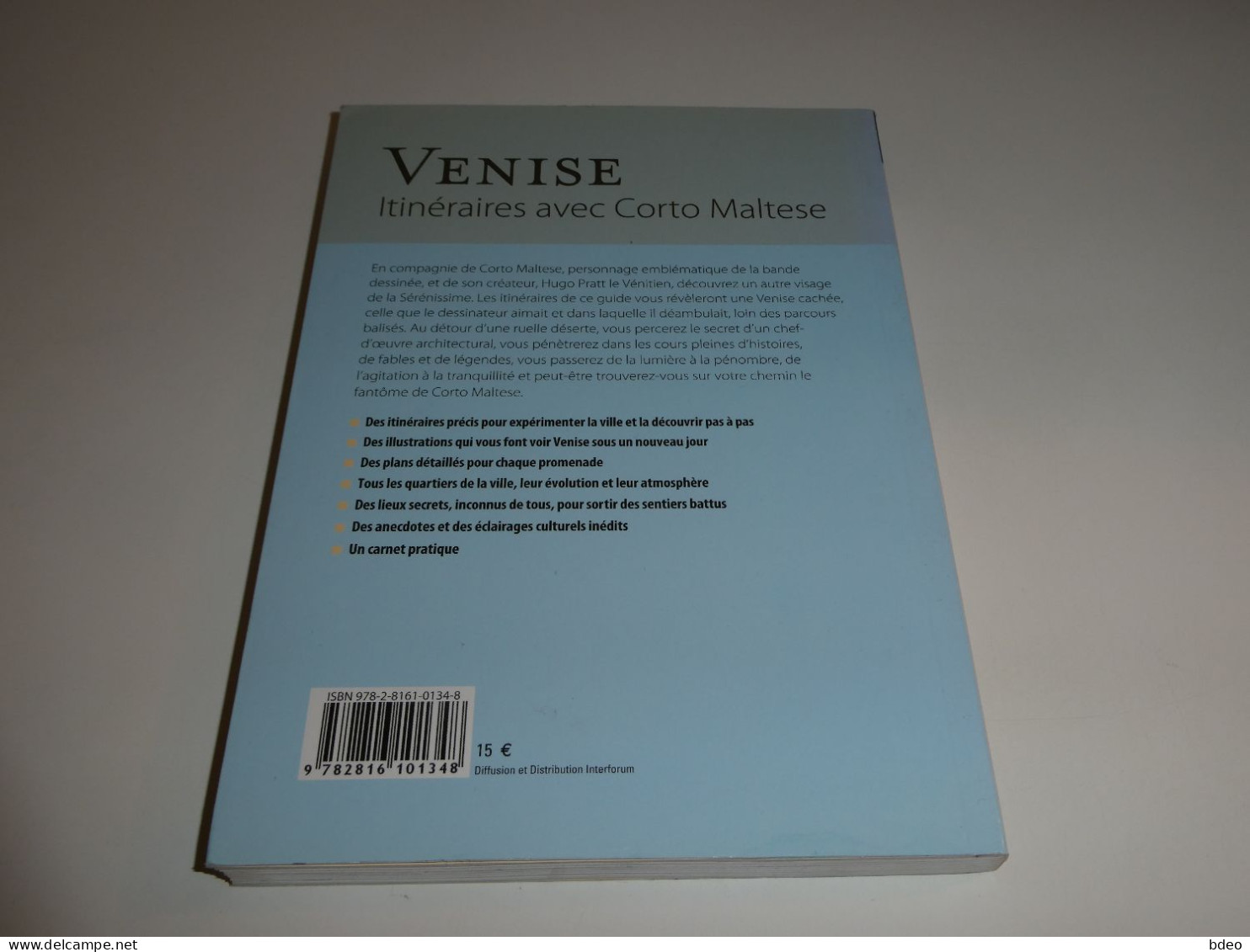 VENISE / ITINERAIRES AVEC CORTO MALTESE / BE - Originele Uitgave - Frans