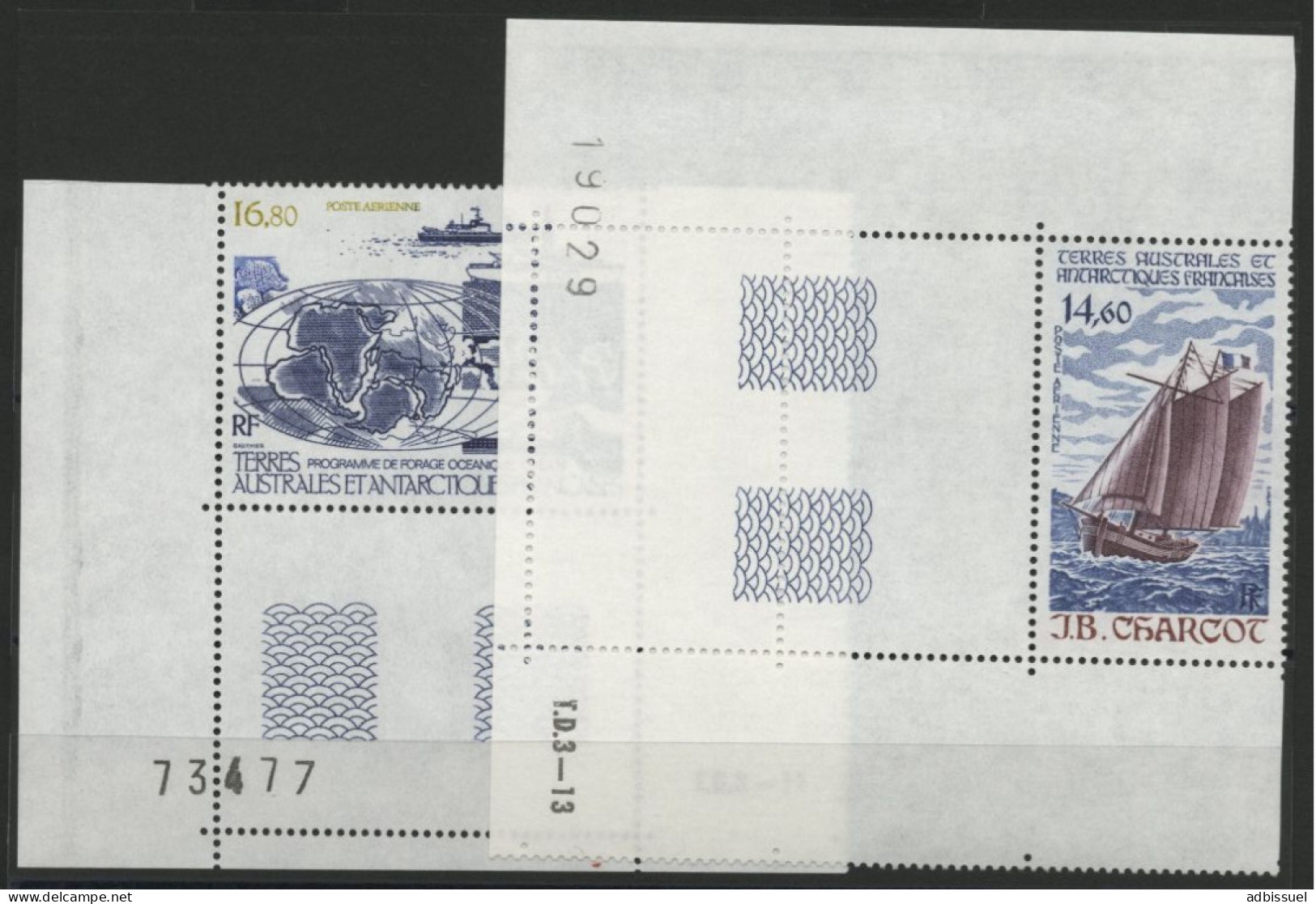 TAAF Poste Aérienne PA N° 97 + 98 Neufs Sans Charnière ** (MNH). COTE 14.7 €.TB - Poste Aérienne