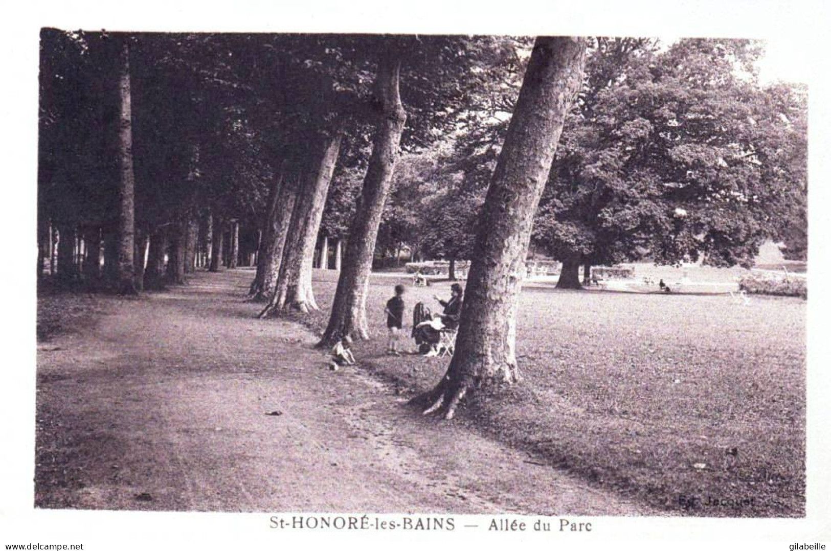 58 - Nievre -  SAINT HONORE Les BAINS -  Allée Du Parc  - Saint-Honoré-les-Bains