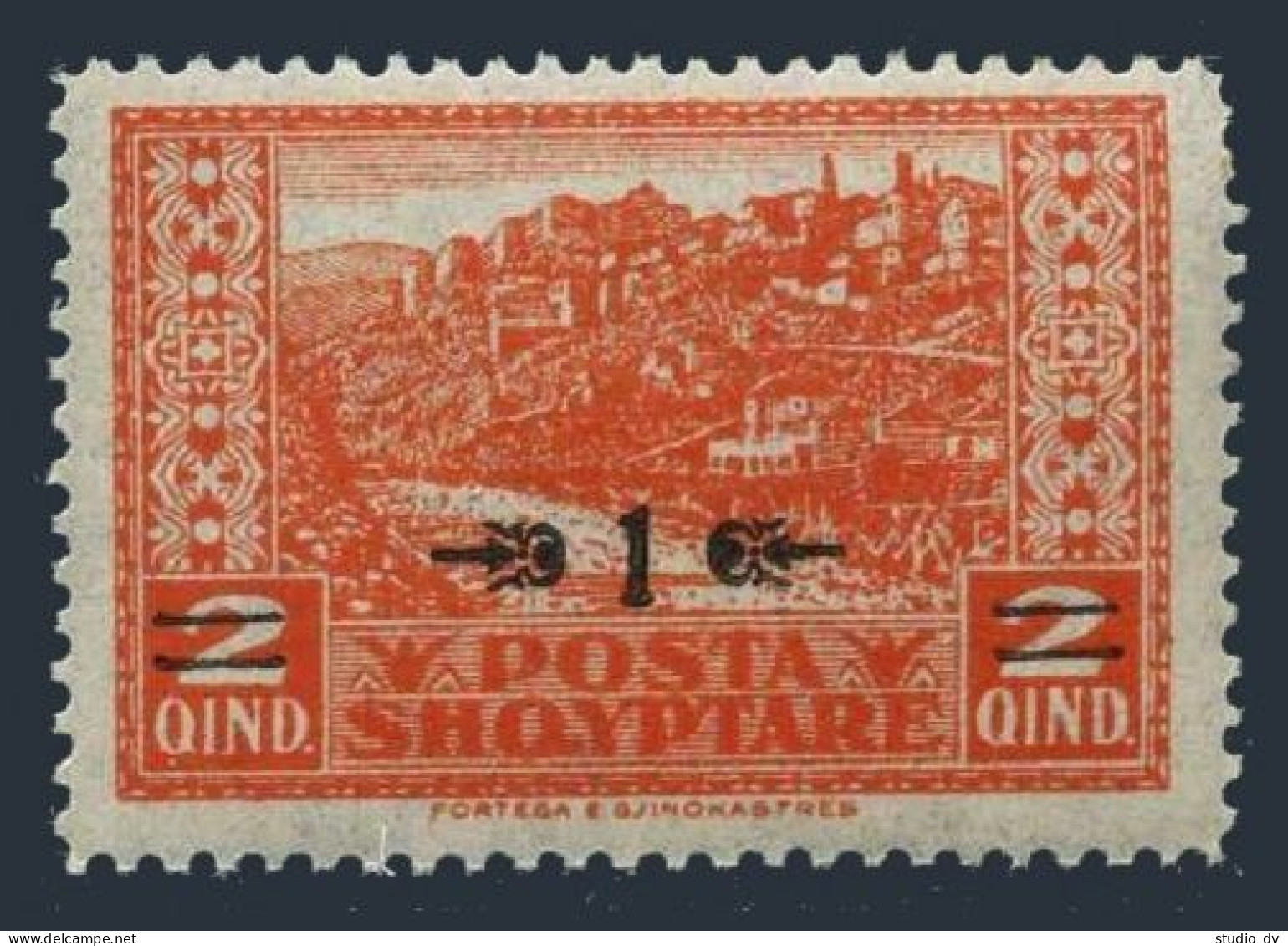 Albania 163, MNH. Michel 95. Gjirokaster, New Value, 1924. - Albania