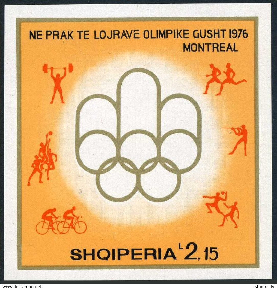 Albania 1704,MNH.Michel Bl.58. Olympic Montreal-1976. - Albanie