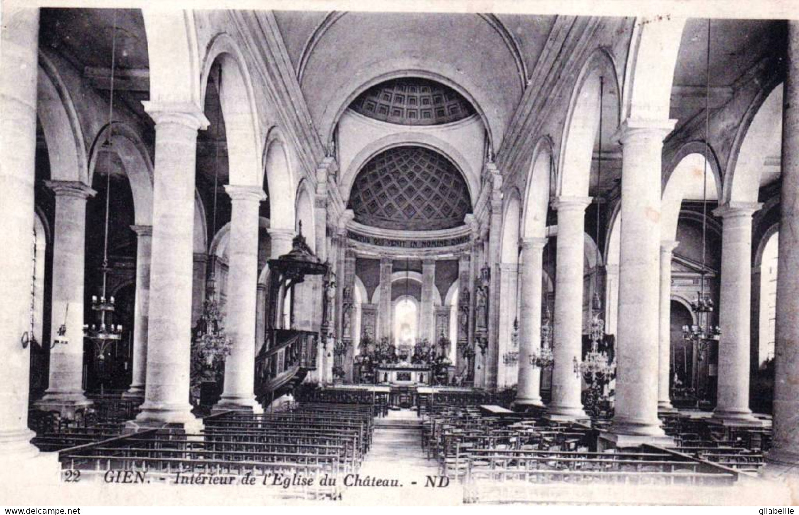 45 - Loiret -  GIEN -   Interieur De L'église Du Chateau - Gien