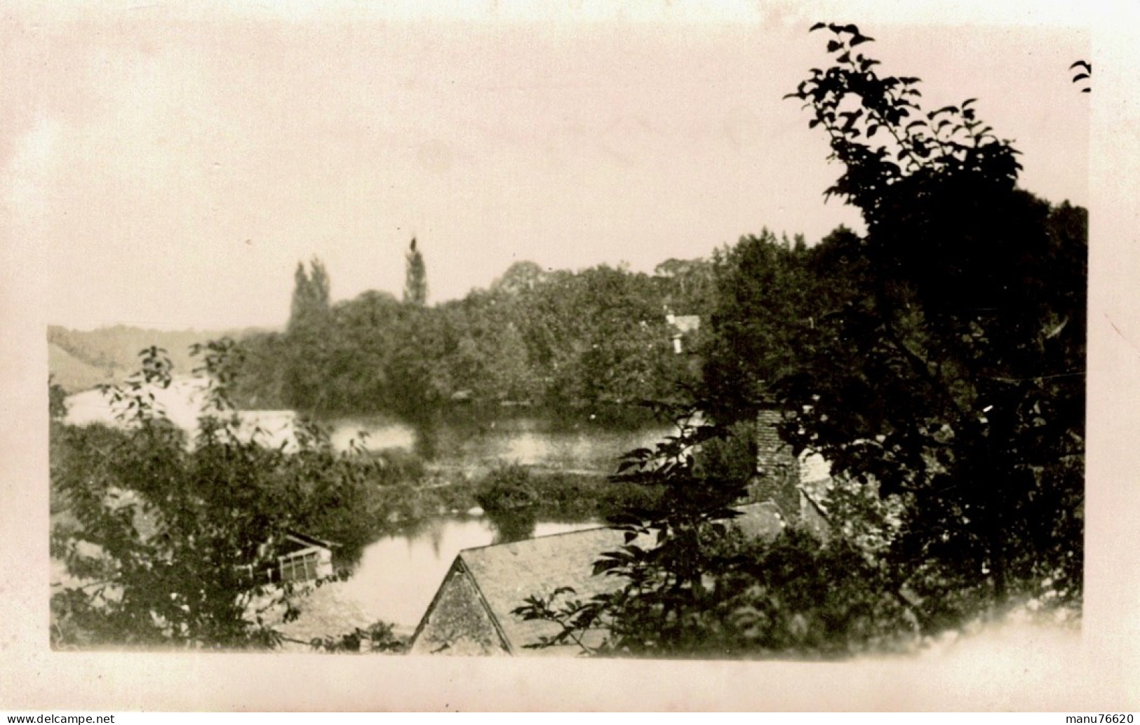 Ref 1 - Photo : La Mayenne à La Valette , Mayenne - France . - Europa