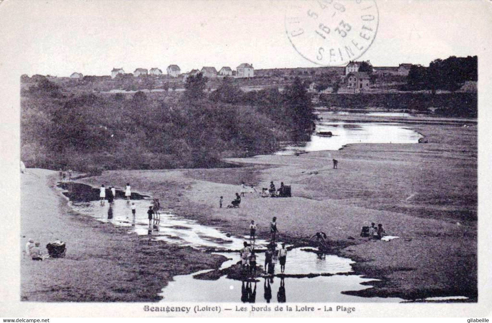 45 - Loiret - BEAUGENCY -  Les Bords De La Loire - La Plage - Beaugency