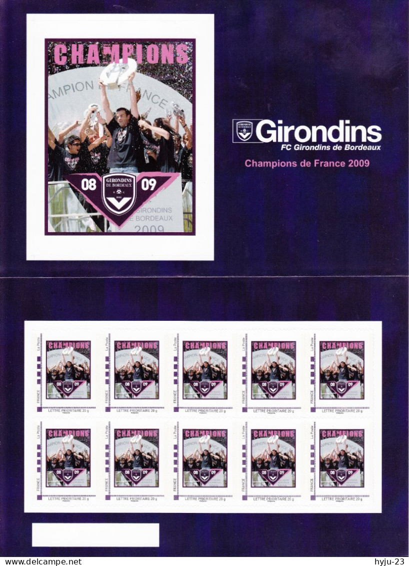 Collector La Poste N° 36 Girondins Bordeaux Champion De France  2009 - Collectors
