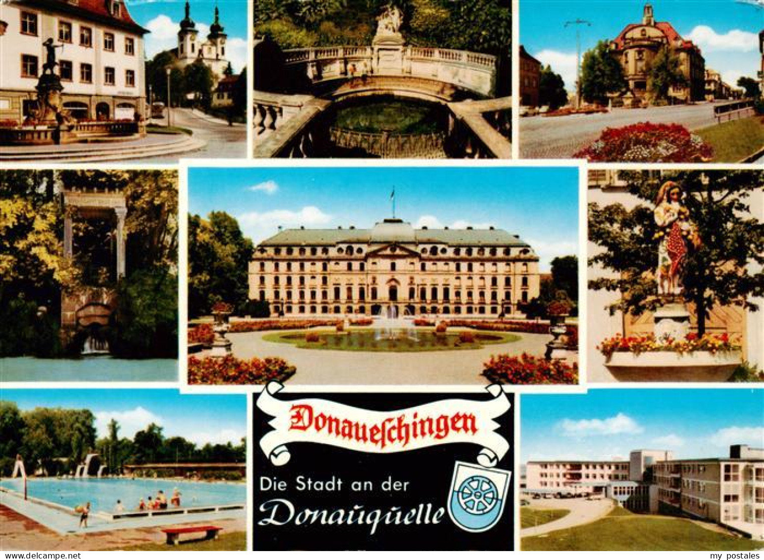 73927533 Donaueschingen Dianabrunnen Stadtkirche Donauquelle Fuerstl Schoss Rath - Donaueschingen