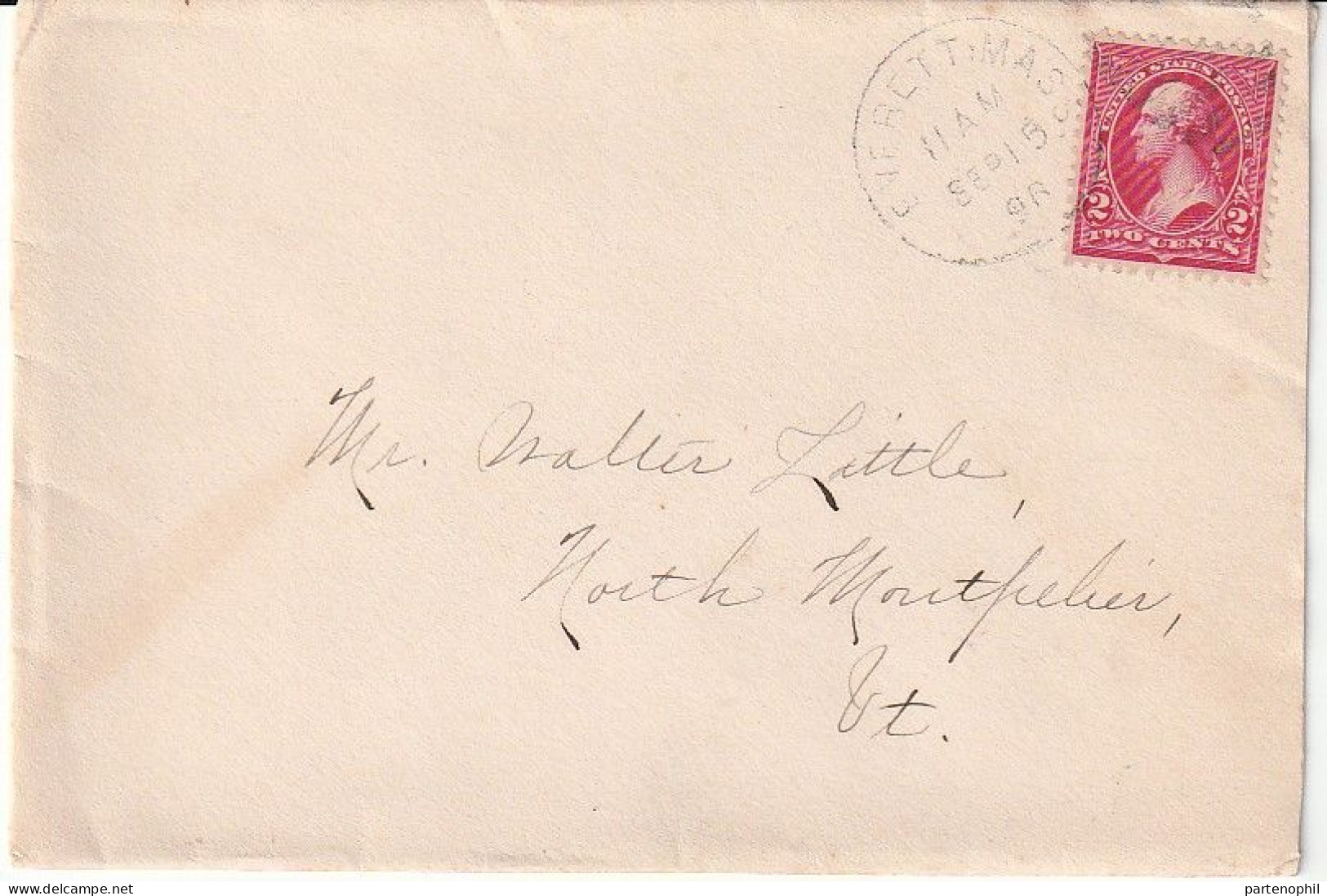 USA United States 1896 -  Postgeschichte - Storia Postale - Histoire Postale - Lettres & Documents