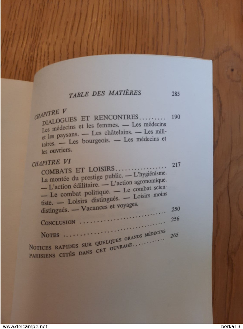 La Vie Quotidienne Du Médecin De Province Au XIXe Siècle LEONARD 1977 - Sociologie