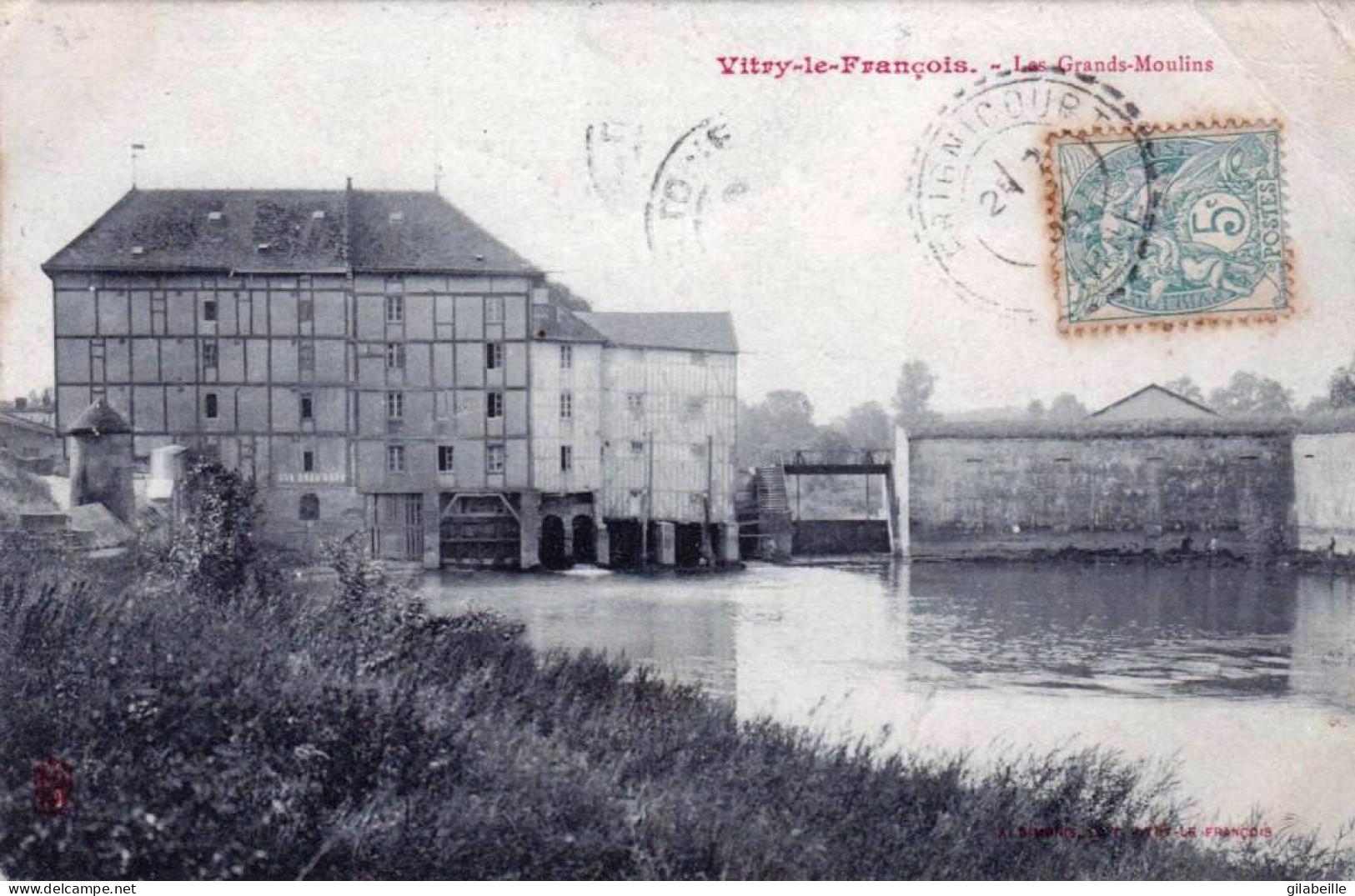 51 - Marne - VITRY Le FRANCOIS - Les Grands Moulins - Vitry-le-François