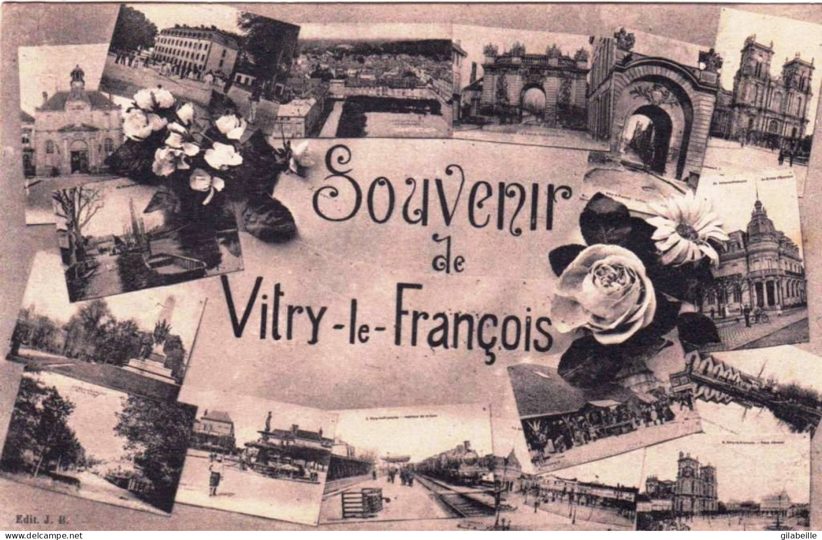 51 - Marne -  Souvenir De VITRY Le FRANCOIS  - Vitry-le-François