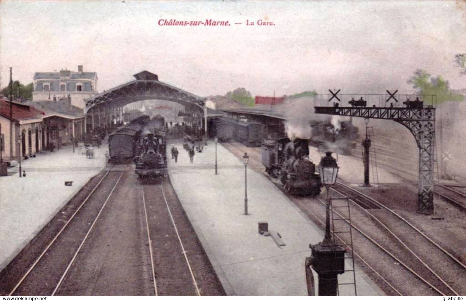 51 - Marne -  CHALONS  Sur MARNE -  La Gare - Châlons-sur-Marne