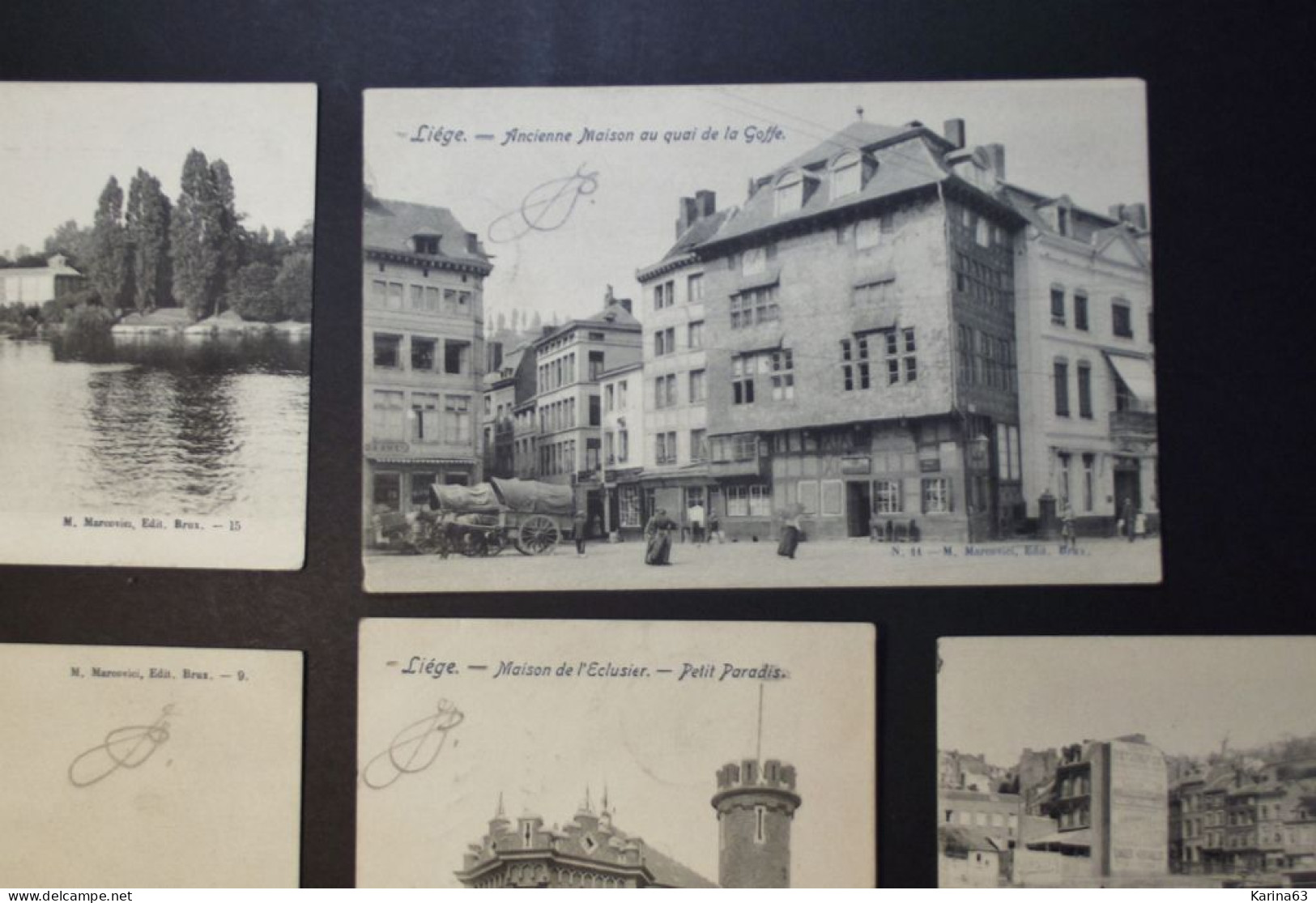 België - Belgique - Liège - Vieulles Maisons Quai De La Goffe - De La Batte - Rue Pierreuse  Jardin Petit Paradis - 1905 - Lüttich