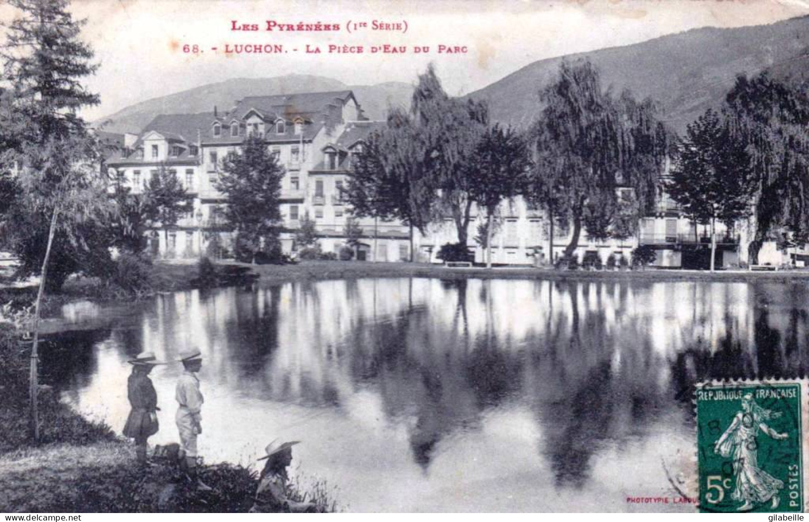 31 - Haute Garonne -  LUCHON -  La Piece D'eau Du Parc - Luchon